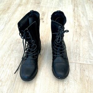 black costume boots